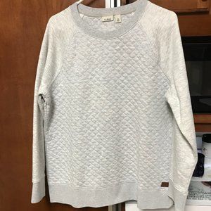 Women's Quilted Sweatshirt NWT Large